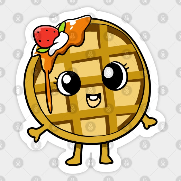 Waffle Sticker by WildSloths